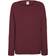 Fruit of the Loom Ladies Lightweight Raglan Sweatshirt - Burgundy