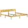 vidaXL Solid Recycled 73cm Sengeramme 200X200cm