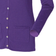 Henbury V-Neck Button Pocket Cardigan - Purple