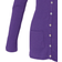 Henbury V-Neck Button Pocket Cardigan - Purple