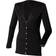 Henbury V-Neck Button Pocket Cardigan - Black