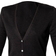 Henbury V-Neck Button Pocket Cardigan - Black