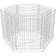 vidaXL Jardinière À Gabion Hexagonale 160x140x100 cm ∅18cm