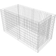 vidaXL Gabion Planter Steel 180 x 90 x 100 cm - Silver 90cm