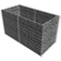 vidaXL Gabion Planter Steel 180 x 90 x 100 cm - Silver 90cm