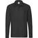 Fruit of the Loom Premium Poloshirt Met Lange Mouwen - Zwart