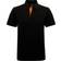 ASQUITH & FOX Classic Fit Contrast Polo Shirt - Black/Orange