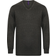 Henbury 12 Gauge Fine Knit V-Neck Jumper - Grey Marl