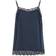 Vila Lace Spaghetti Strap Top - Blue/Total Eclipse