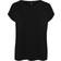 Vero Moda Camiseta De Manga Corta Lava Lurex Strip - Negro