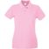 Universal Textiles Women's Fitted Short Sleeve Casual Polo Shirt - Baby Pink