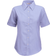 Fruit of the Loom Women's Oxford Short Sleeve Shirt - Oxford Blue