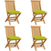 vidaXL 43040 4-pack Trädgårdsmatstol