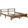 vidaXL Solid Recycled 76cm Sengeramme 180x200cm