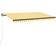 vidaXL Manual Retractable Markise with LED 400x350cm