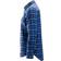 Snickers Workwear 8516 AllroundWork Checked Shirt - Navy/True Blue