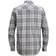 Snickers Workwear 8516 AllroundWork Checked Shirt - Ash/Chili Red