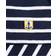 Armor-Lux Hoëdic Boatneck Heritage Stripe T-shirt - Navy/White
