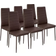 tectake - Køkkenstol 98.5cm 6stk