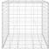 vidaXL Cube Gabion Raised Bed Krukke