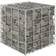vidaXL Cube Gabion Raised Bed Krukke