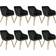 tectake Marilyn Fabric 8-pack Køkkenstol 82cm 8stk