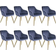 tectake Marilyn Fabric 8-pack Køkkenstol 82cm 8stk