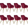 tectake Marilyn Fabric 8-pack Køkkenstol 82cm 8stk