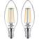 Philips 9.7cm LED Lamps 4.3W E14 2-pack