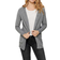 Only Lesly Open Knitted Cardigan - Grey/Medium Grey Melange