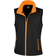 Result Women's Printable Softshell Bodywarmer - Black/Orange