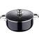 Pixel Black Stainless Steel Forged Aluminum mit Klappe 4.3 L 24 cm
