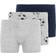 Name It Boxer Shorts 3-pack - Grey/Grey Melange (13177799)