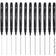 Uni Pin Fineliner Drawing Pen Black 12 Pack