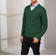 Premier V-Neck Knitted Sweater - Bottle