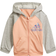 adidas Badge of Sport Full-Zip Hoodie Jogger Set - Ambient Blush/Medium Grey Heather (H28831)