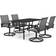 vidaXL 3060283 Set da pranzo per patio, 1 Tavolo incluso 4 Sedie