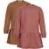 Minymo Sweat Dress 2-pack - Canyon Rose/Brown (5750 411)