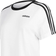 Adidas Women's Essentials 3 Stripe T-shirt - White/Black