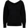 Only Melton V-Neck Knitted Sweater - Black