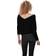 Only Melton V-Neck Knitted Sweater - Black