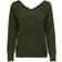 Only Melton V-Neck Knitted Sweater - Green/Forest Night