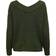 Only Melton V-Neck Knitted Sweater - Green/Forest Night