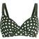 Wiki Full Cup Bikini Top - Green/White