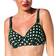 Wiki Full Cup Bikini Top - Green/White