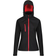 Regatta Women's Venturer 3-Layer Printable Hooded Softshell Jacket - Black/Classic Red