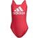 adidas Women's SH3.RO Big Logo Swimsuit - Power Pink/White