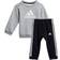 Adidas Infant Badge of Sport Jogger Set - Medium Grey Heather/White (H28835)