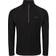 Regatta Montes Lightweight Half Zip Mini Stripe Fleece Top - Black