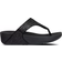 Fitflop Lulu Glitter Toe-Post - Black/White